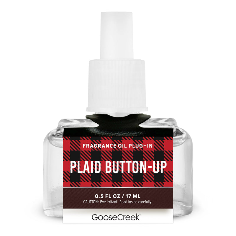 Plaid Button-Up Plug-in Refill - GO6T